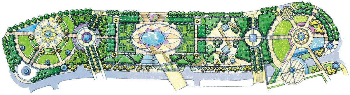 朗石市政景观设计-南昌利玛窦纪念广场