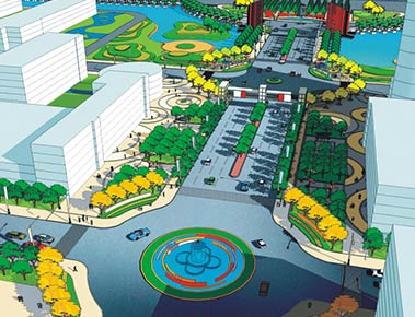 常州国际创新基地天润大道 - 朗石市政景观设计