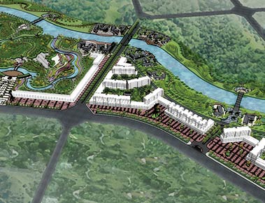 沙洋 丹桂国际花卉城 - 朗石文化景观设计